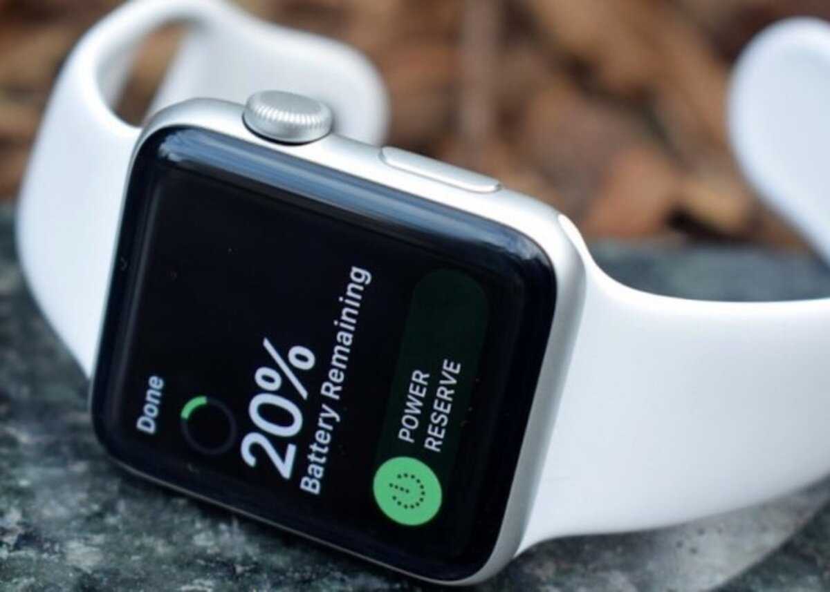 Chargement de l'Apple Watch