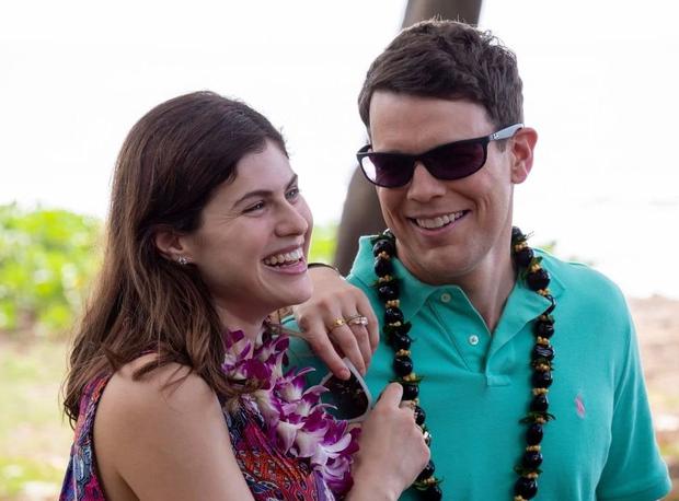 Shane et Rachel Patton, interprétés par Jake Lacy et Alexandra Daddario, dans "The White Lotus" (Photo : HBO)